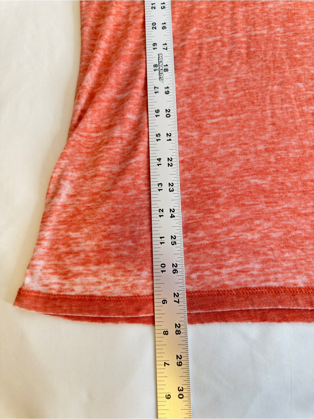 Harley-Davidson Women's Genuine Oil Can Burnout V-neck Tee Vintage Orange Small - Picture 9 of 10
